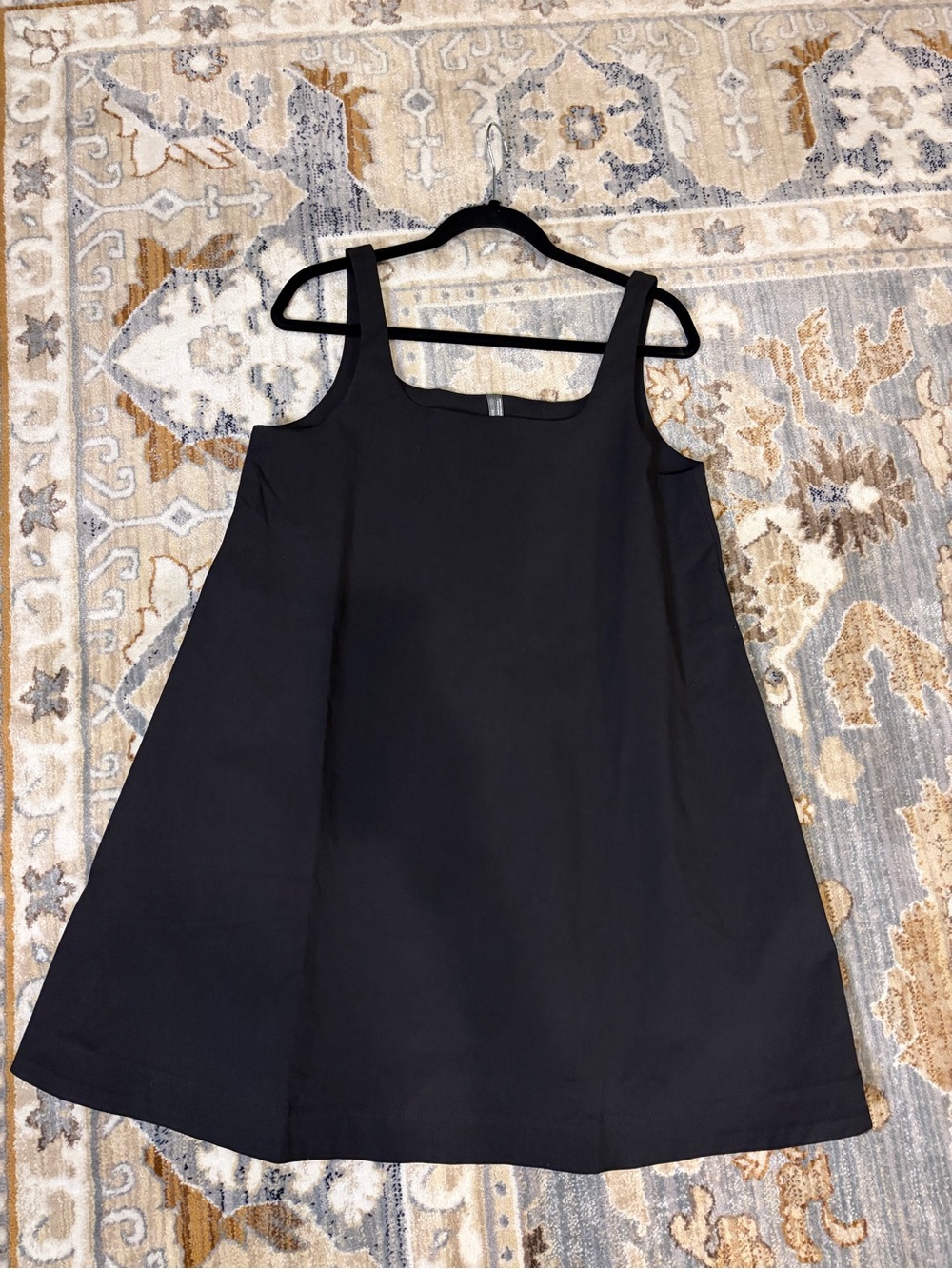 Anthropologie Black Mini A-Line Tank Dress